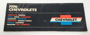Vintage 1976 Dealer Brochure Chevy Caprice Camaro Chevelle Corvette Nova -GL459 - Picture 1 of 7