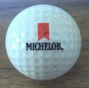 LOGO PALLINA DA GOLF-BIRRA MICHELOB....VINTAGE.....SPAULDING - Foto 1 di 2