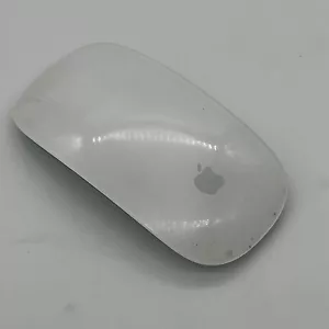 Apple A1296 Magic Mouse Wireless Bluetooth Touch Mac White Silver - Bild 1 von 4