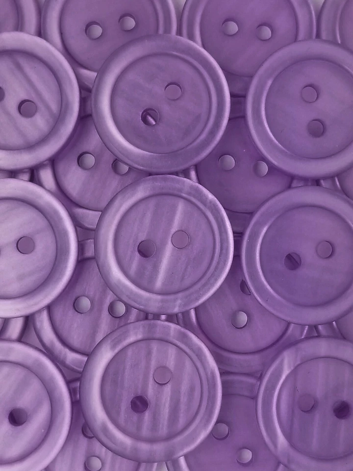 РАЗМЕР 30L - 3/4», МЕРЦАЮЩАЯ КНОПКА, СИРЕНЕВЫЙ, 1 ДЮЖИНА, БЛЕСТЯЩАЯ ОТДЕЛКА, БЕСПЛАТНАЯ ДОСТАВКА ПО США - Изображение 1 из 1