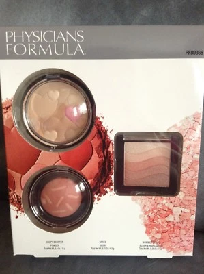 PHYSICIANS FORMULA PF80368 GIFT SET - HAPPY BOOSTER POWDER, BLUSH, SHIMMER STRIP - Image 1 of 4