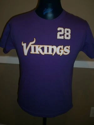 Camiseta Minnesota Vikings Adrian Peterson #28 Reebok Talla Juvenil Grande Foto 1 de 4