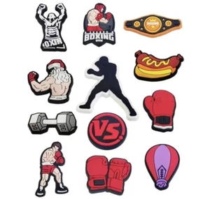 12 x Boxhandschuhe Schuh Charms Set Sport Boxen 🥊 Schuh Charms - Bild 1 von 1