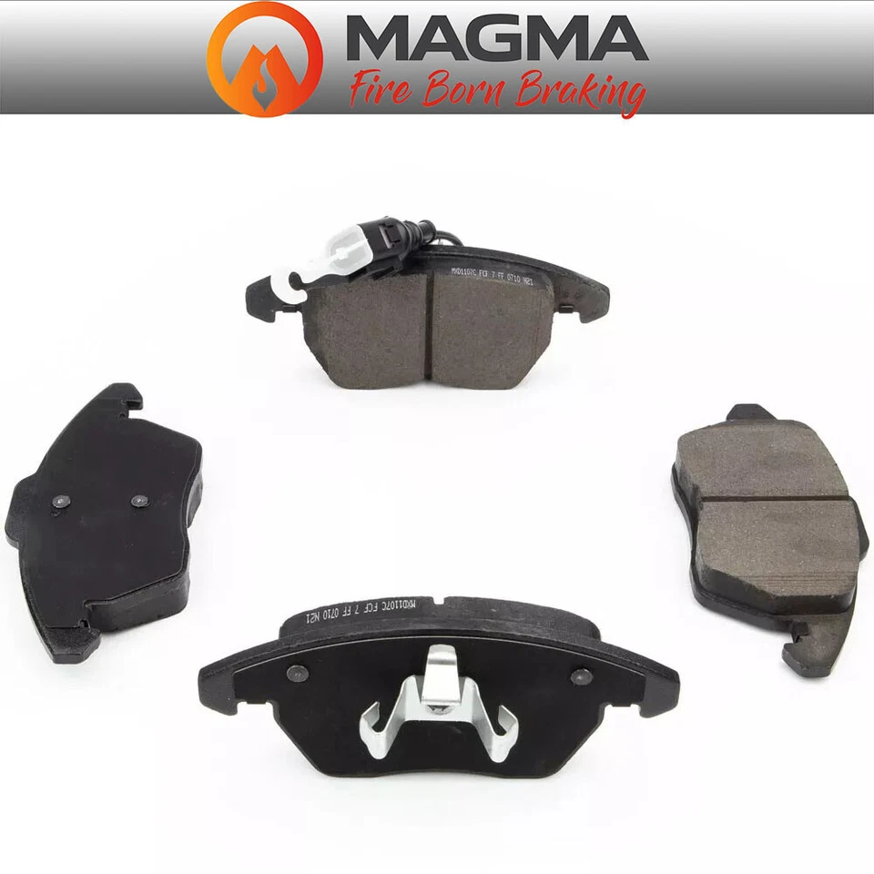 Front Ceramic Brake Pads for Audi A3 Quattro Volkswagon CC Eos Golf GTI Jetta - Image 1 of 1