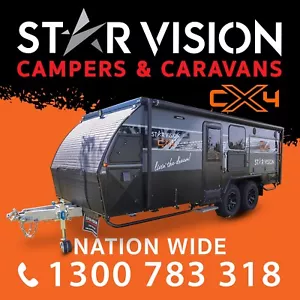 STAR VISION CX4 Pop-Top Hybrid Off Road Camper Trailer Caravan - Picture 1 of 17