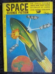 SPACE CIENCIA FICCIÓN NOVIEMBRE 1952 EDAD DE ORO SCI FI PULP DIGEST - Imagen 1 de 2