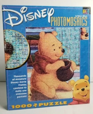 Disney Winnie the Pooh 1000 Piece Jigsaw Puzzle Photomosaics by Buffalo Games - Image 1 of 3