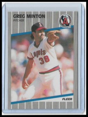 1989 Fleer Glossy - Greg Minton #485 - Image 1 of 2