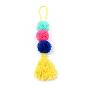 Key Holder Keyring Handbag Lovely Tassel Keyring Waist Wallet Bohemia Keyring - Picture 1 of 11
