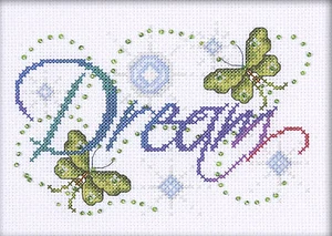 Cross Stitch Kit ~ Design Works Colorful Inspirational Butterfly Dream #DW9797 - Picture 1 of 2