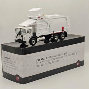 FIRST 1/34 PETERBILT MODEL 520 WITH WITTKE REFUSE TRUCK DIECAST 10-4193 - Picture 1 of 12