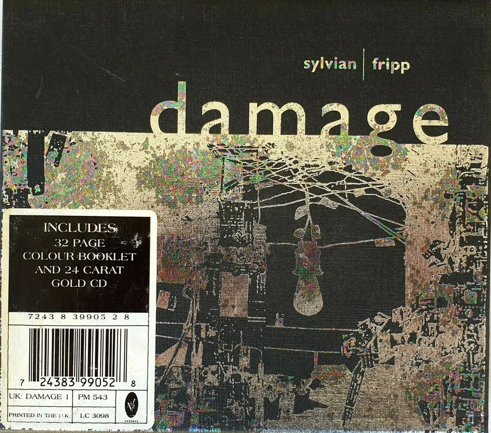 Sylvian/Fripp-Damage CD 1994 Deluxe 24k Gold CD/Slipcase/Book-Virgin UK-Damage 1 - Image 1 of 1
