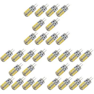  30 pcs G4 DC 12V 2.5W 180LM 3000-3500K SMD 2835 -LED Bulbs Lamps Lights (Warm - Image 1 of 4