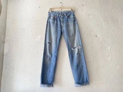 1980-е винтажные джинсы LEVI'S 501 #524 SELVEDGE DENIM REDLINE 29 x 32 сделано в США Levis - Изображение 1 из 4
