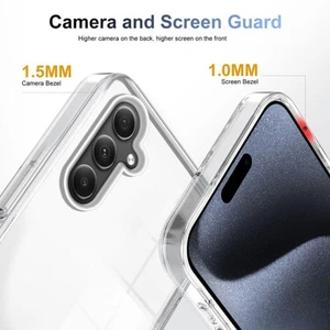 Custodia Trasparente Ibrida TPU Acrilico Antiscivolo 2,5 mm per Samsung Galaxy - Foto 1 di 7