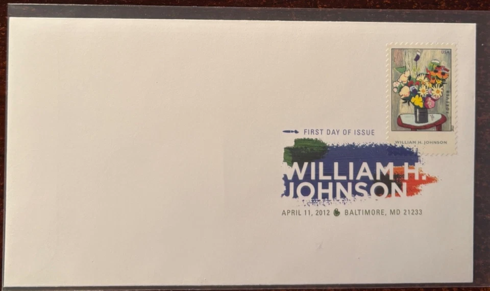 #4653 William H. Johnson FDC with USPS digital cancel - Image 1 of 1