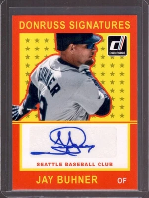 Jay Buhner 2014 Donruss Signature Series autógrafo automático #JH Foto 1 de 2