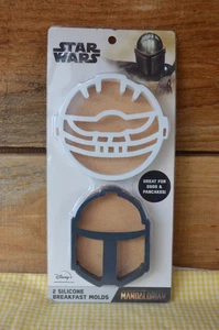 Sealed Pkg Disney Star Wars Mandalorian Silicone Breakfast Molds Baby Yoda Grogu - Picture 1 of 8