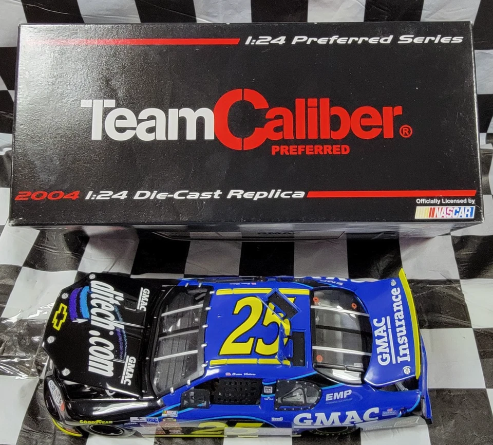 ¥ Brian Vickers #25 GMAC 2004 Monte Carlo Team Caliber Preferred 1 24