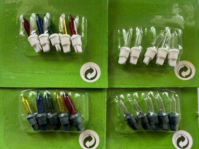 Incandescent Christmas Light Globes / Replacement Vintage Fairy Bud Bulbs - image 1 of 4