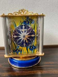 Antique Van Gogh painting enamel wireless Ando cloisonné Rhythm Clock - Picture 1 of 5