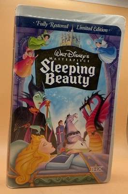 Sleeping Beauty VHS Disney Clamshell Masterpiece Acceptable-G Condition Foto 1 de 3