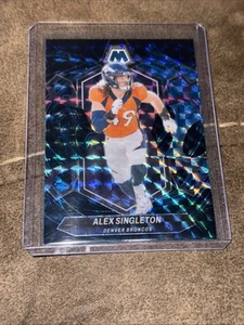 2024 Panini Mosaic #69 Alex Singleton Genesis Prizm SSP Case Hit Denver Broncos - Picture 1 of 2