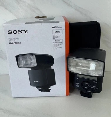 Sony Alpha GN46 Wireless Radio Control External Flash - HVL-F46RM - Image 1 of 4