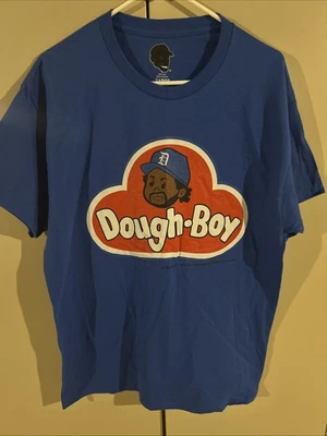Camiseta Ice Cube Dough Boyz N The Hood Play Dough Parody Azul Grande - Imagem 1 de 4