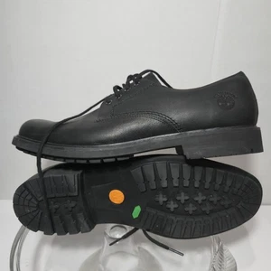 Timberland Smart Waterproof Green Rubber Shoes Workwear SZ 13 Men. Leather Black - Picture 1 of 10