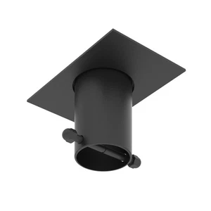 - Adaptador/instalador de canal de cadena de lluvia en aluminio recubierto de negro - Imagen 1 de 8