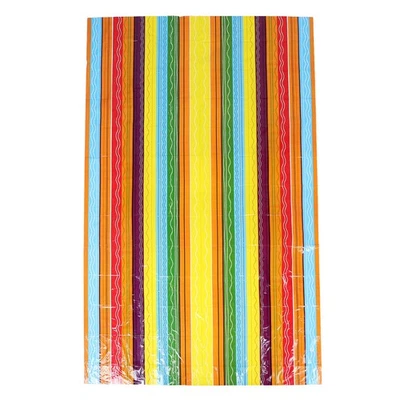  3 Pcs Mexican Theme Rectangular Tablecloth Decorations Blanket Striped - Image 1 of 4