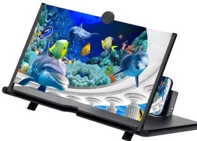 Lupa de tela para celular 2025 versão mais recente amplificador de vídeo 3D HD - Imagem 1 de 4