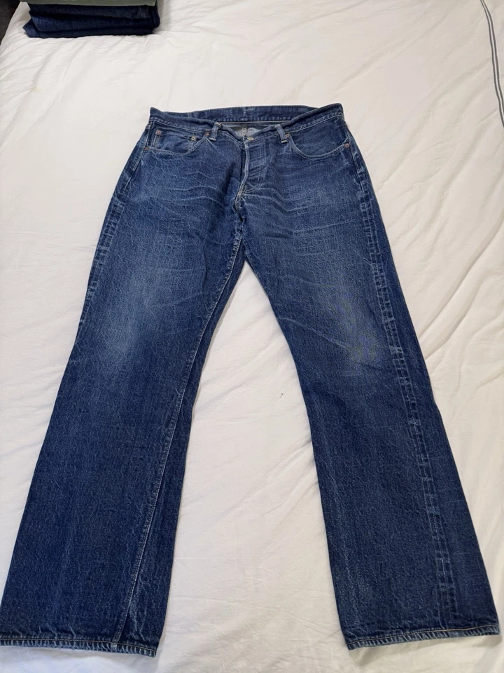 Warehouse 1001XX Banner Denim Japanese Selvedge Jeans Size 38 - Image 1 of 4