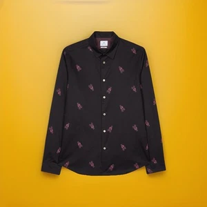 Medium Paul Smith Men’s Black Lobster Cotton Shirt BNWT - Picture 1 of 5