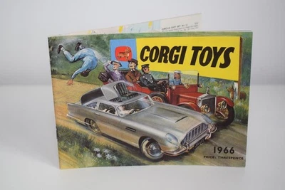 B93 CATALOGO CARTELLA VOLANTINO CORGI TOYS 1966 ECC. COND. - Immagine 1 di 4