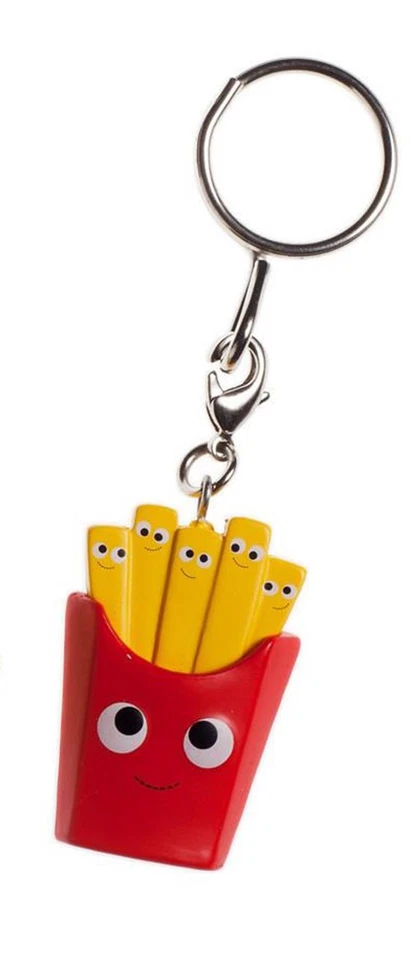kidrobot Yummy World Red Carpet Vinyl Keychain Series - The Fries - NEW - Image 1 of 3