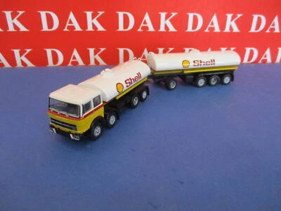 1/87 Modellino Camion Truck Fiat 691 Millepiedi Cisterna Shell 1970 by Brekina - Immagine 1 di 4