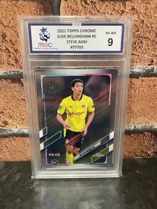 2021 Topps Chrome X Steve Aoki UCL Jude Bellingham MGC 9 Rookie RC - Bild 1 von 4