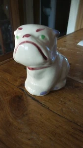 Vintage SHAWNEE Keramik BULLDOGGE DOG BANK - Bild 1 von 4