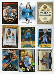 Carmelo Anthony 03/04 Bazooka Mini, inserti Topps RC, lotto di 9 carte - Foto 1 di 2