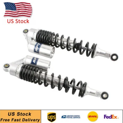 Pair 400mm 15 3/4" Rear Air Shock Absorber Suspension For Yamaha YFZ 450 ATV UTV - Imagem 1 de 4