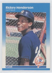 1987 Fleer Rickey Henderson #101 HOF