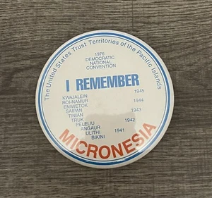 The US Trust Territories Of The Pacific Islands Micronesia Pinback Button - Picture 1 of 2
