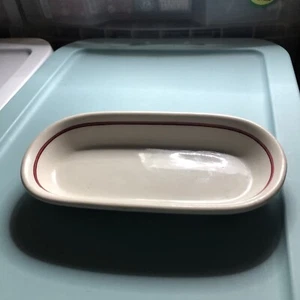 1 Plato de Mantequilla/Plato de Apio ROJO TEPCO Hecho en China EE. UU. - Imagen 1 de 4