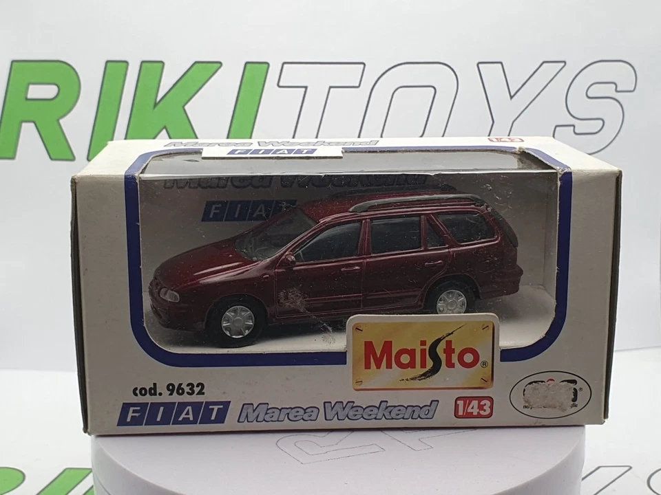Fiat Marea Weekend Maisto 1/43 Con Scatola Rosso - Immagine 1 di 1
