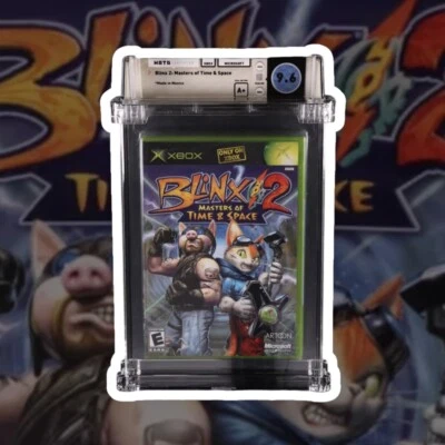 9.6 A+ Blinx 2 Masters of Time and Space Xbox WATA NOT VGA CGC VGA BRAND NEW - Image 1 of 4