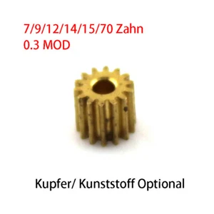 0.3 MOD Kupfer/Kunststoff Zahnrad Zahnräder Getriebe Hubschrauber Spielzeug DIY - Picture 1 of 10