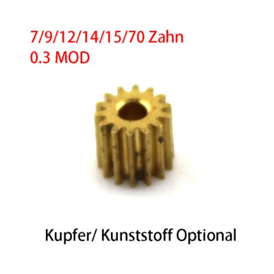 0.3 MOD Kupfer/Kunststoff Zahnrad Zahnräder Getriebe Hubschrauber Spielzeug DIY - Bild 1 von 4
