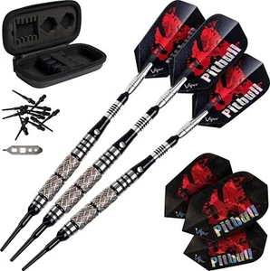 Viper Pitbull 90% Tungsten Soft Tip Darts with Storage/Travel Case, 18 Grams - Picture 1 of 8